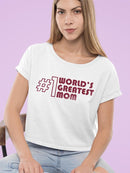 World's Greatest Mom Crop Tee Women's