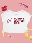 World's Greatest Mom Crop Tee Women's