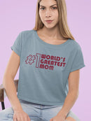 World's Greatest Mom Crop Tee Women's