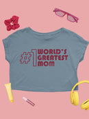 World's Greatest Mom Crop Tee Women's