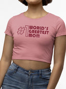 World's Greatest Mom Crop Tee Women's
