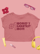 World's Greatest Mom Crop Tee Women's