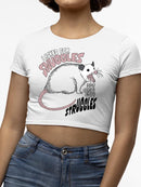 Women's Fun Sayings Tee Crop Tee Women's