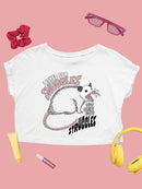 Women's Fun Sayings Tee Crop Tee Women's