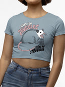 Women's Fun Sayings Tee Crop Tee Women's