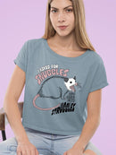 Women's Fun Sayings Tee Crop Tee Women's