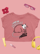 Women's Fun Sayings Tee Crop Tee Women's