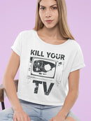 Unique Statement Apparel  Crop Tee Women's