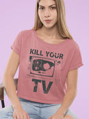 Unique Statement Apparel  Crop Tee Women's