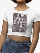 Vintage Mood Top  Crop Tee Women's