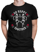 Happy Skeletons Graphic Shirt T-shirt Men's