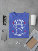 Happy Skeletons Graphic Shirt T-shirt Color Men's