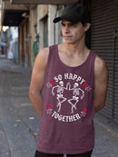 Happy Skeletons Graphic Shirt Tank Top Men's