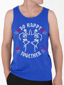 Happy Skeletons Graphic Shirt Tank Top Men's