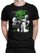 Space Pizza Invasion Graphic Tee T-shirt Men's