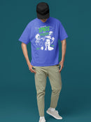 Space Pizza Invasion Graphic Tee T-shirt Color Men's