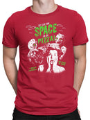 Space Pizza Invasion Graphic Tee T-shirt Color Men's