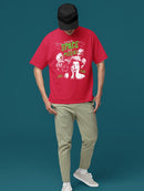 Space Pizza Invasion Graphic Tee T-shirt Color Men's