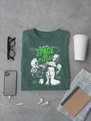 Space Pizza Invasion Graphic Tee T-shirt Color Men's