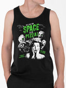 Space Pizza Invasion Graphic Tee Tank Top Men's