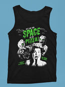 Space Pizza Invasion Graphic Tee Tank Top Men's