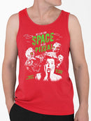 Space Pizza Invasion Graphic Tee Tank Top Men's