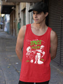 Space Pizza Invasion Graphic Tee Tank Top Men's