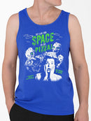 Space Pizza Invasion Graphic Tee Tank Top Men's