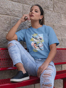 Bullfinch In Snow Ii T-shirt -Girija Kulkarni Designs
