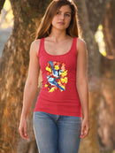 Bluejays In Maple. T-shirt -Girija Kulkarni Designs