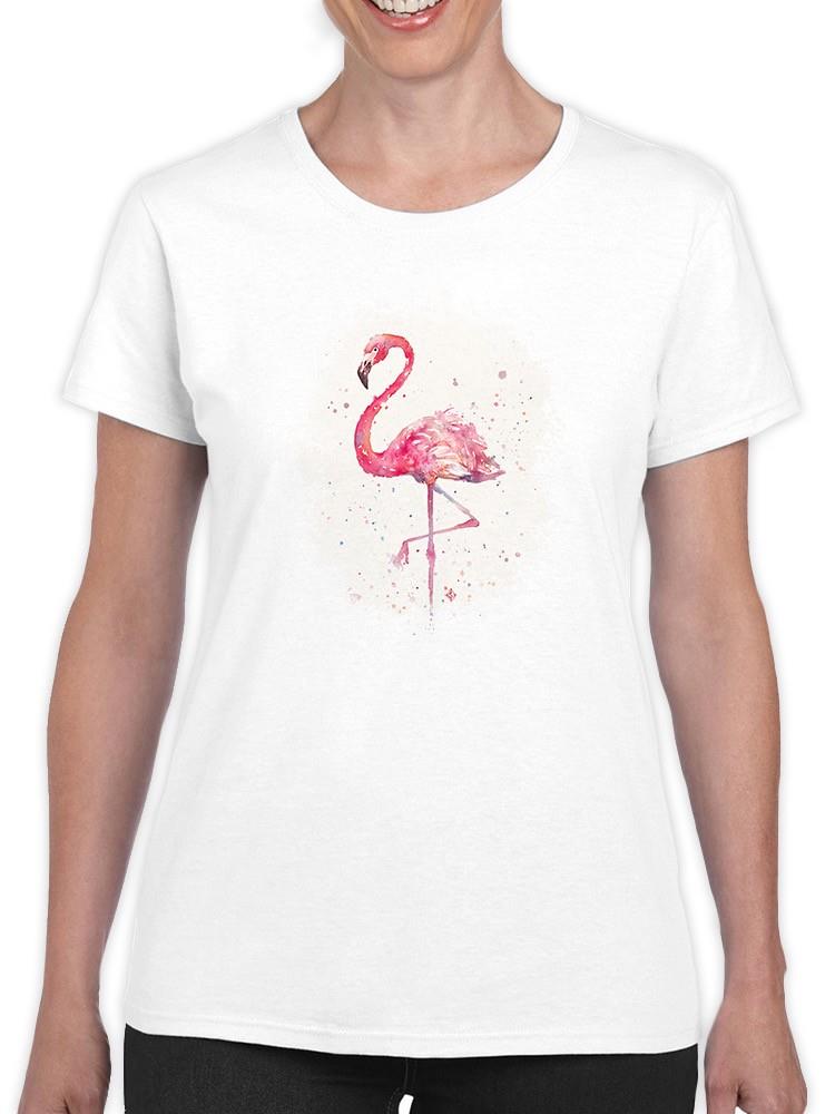 A Flamingo's Fancy T-shirt -Sillier Than Sally Designs