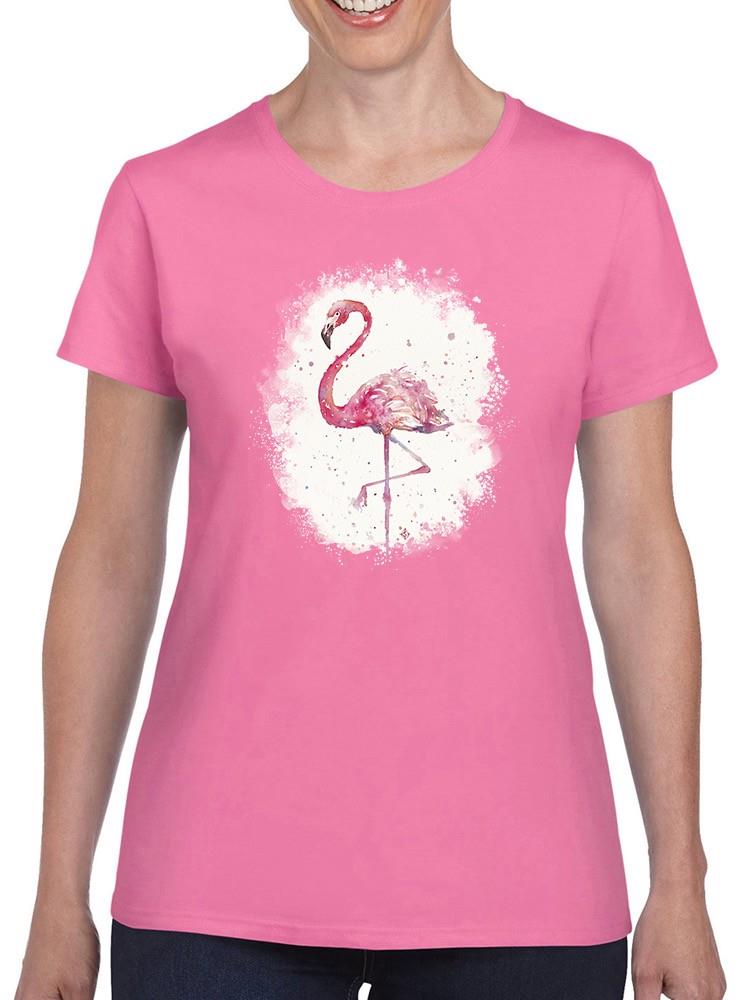 A Flamingo's Fancy T-shirt -Sillier Than Sally Designs