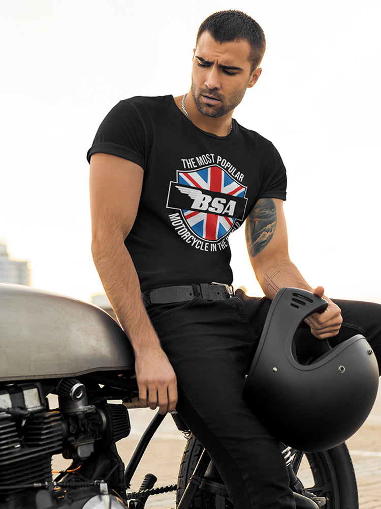 BSA Shield T-shirt Men's -BSA Designs
