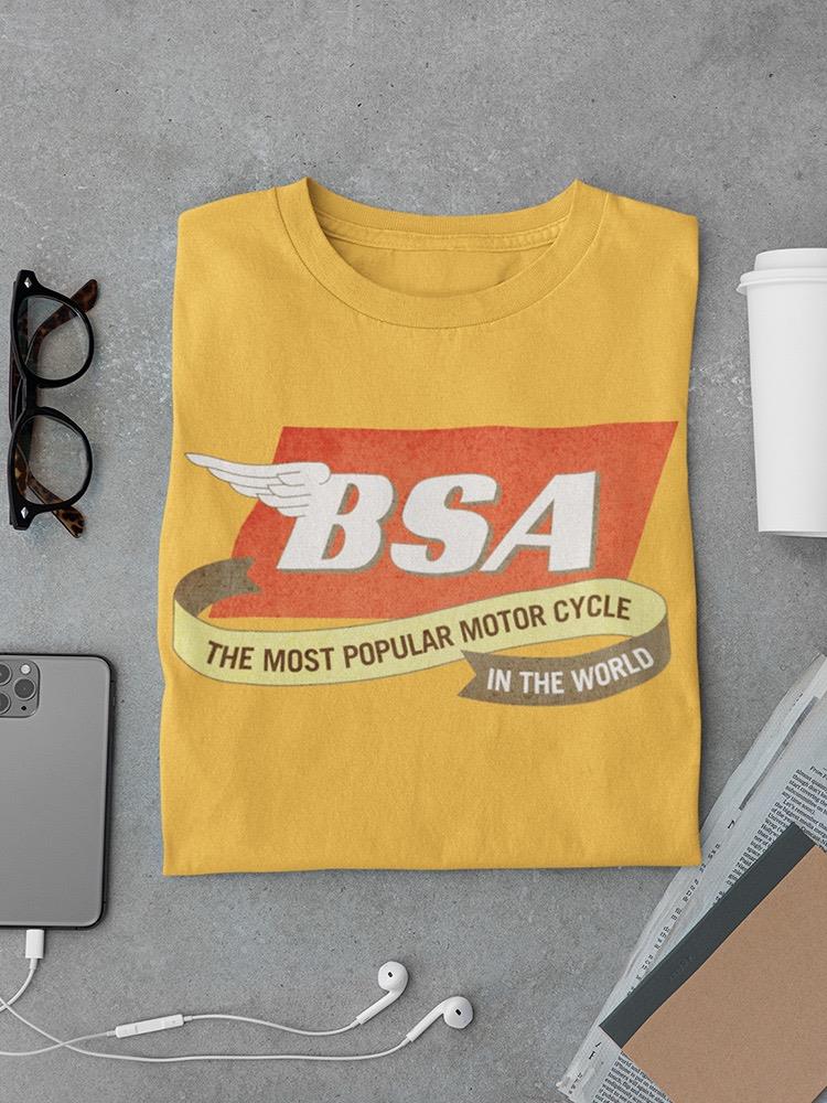 Bsa The Most Popular Motorcycle T-shirt -BSA Designs