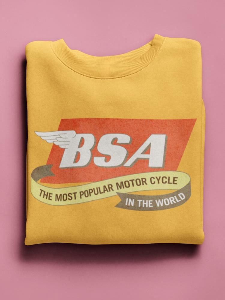 Bsa The Most Popular Motorcycle Sweatshirt -BSA Designs
