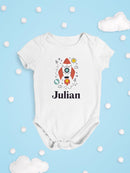Rocket Custom Name Bodysuit -Custom Designs