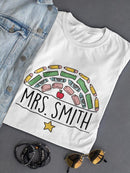 Mrs. Custom And Utensils T-shirt -Custom Designs