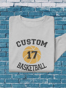 Custom Number Basketball Sweatshirt -Custom Designs
