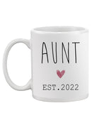 Aunt Established Custom Year Mug -Custom Designs