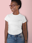 Custom Text Shaped T-shirt -Custom Designs