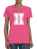 Custom Name With Big Initial Shaped T-shirt -Custom Designs