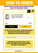 Colorful Custom Text Shaped T-shirt -Custom Designs