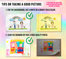 Customizable Children's Drawing Tumbler -Custom Designs