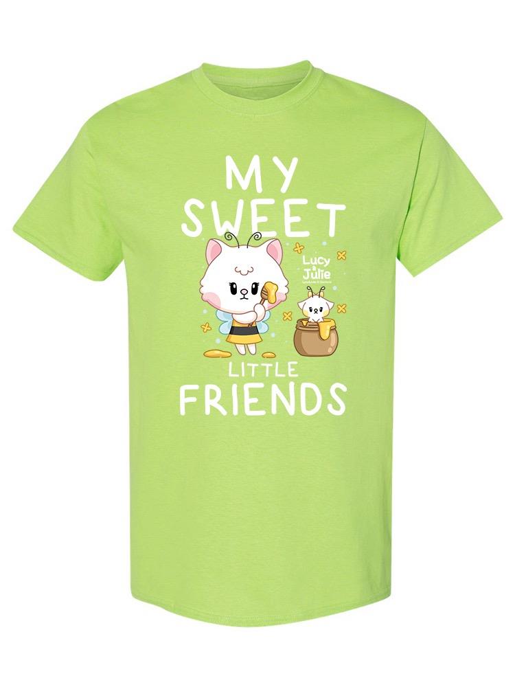 Lucy And Julie My Sweet, Little Friends Tee Women's -Electural Designs