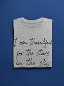 Thankful For Stars In Sky Women's T-Shirt