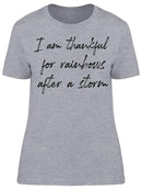 Thankful For Rainbows And Storms Women's T-Shirt