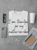 Thankful For My Mother-in-law Men's T-Shirt
