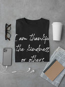 Thankful For Others' Kindness Men's T-Shirt