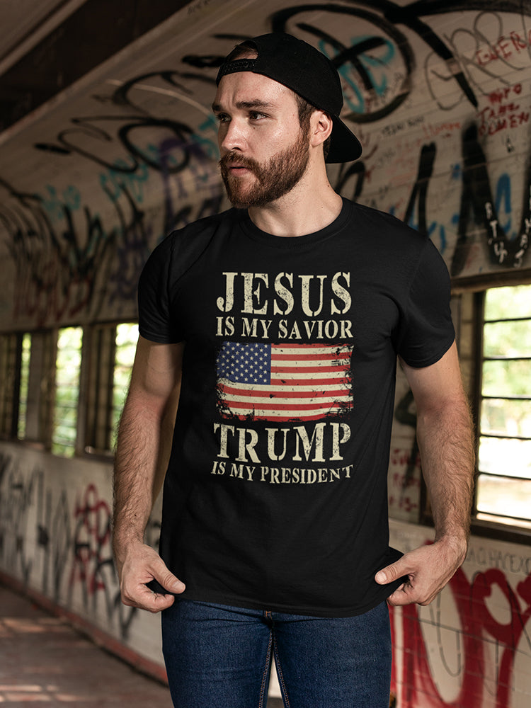 Jesus Is My Savior Design Men's T-shirt