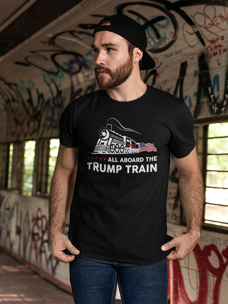 All Aboard The Trump Train Men's T-shirt